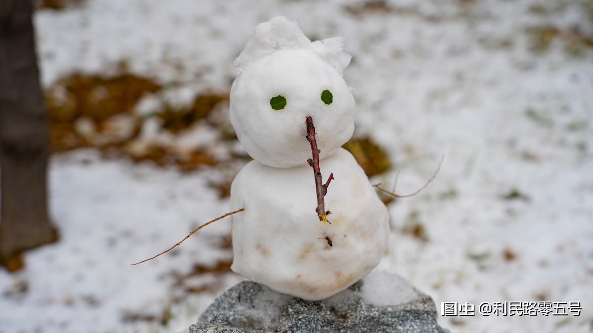 雪人#中国手机摄影##雪##冬季