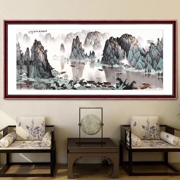 客厅字画写什么好（客厅字画写什么好看）