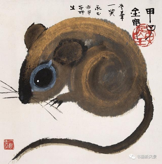 黄永玉画猫和老鼠，老先生真幽默！