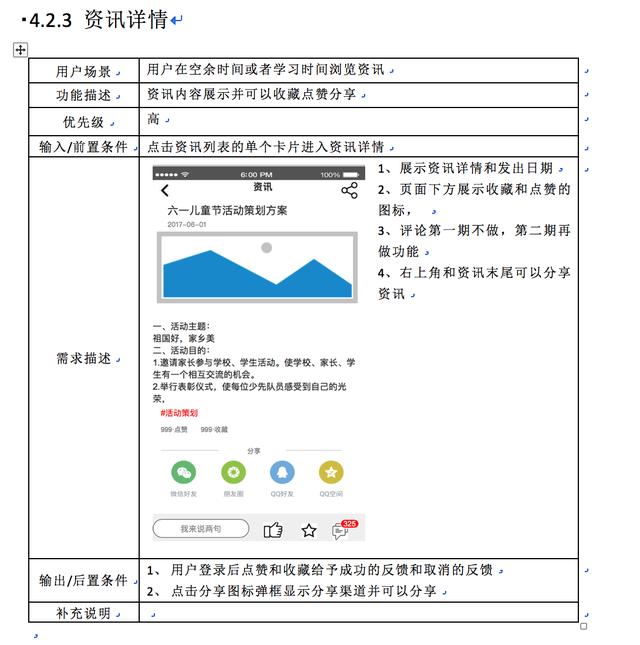 实例分享：某APP产品需求文档