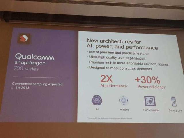 高通推出骁龙700系列处理器  AI性能强价格实惠 次旗舰首选