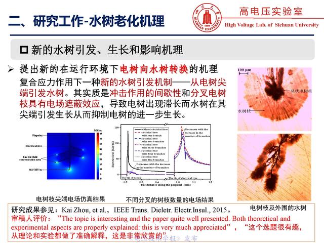 四川大學(xué)周凱教授：電纜水樹的老化、診斷與修復(fù)技術(shù)
