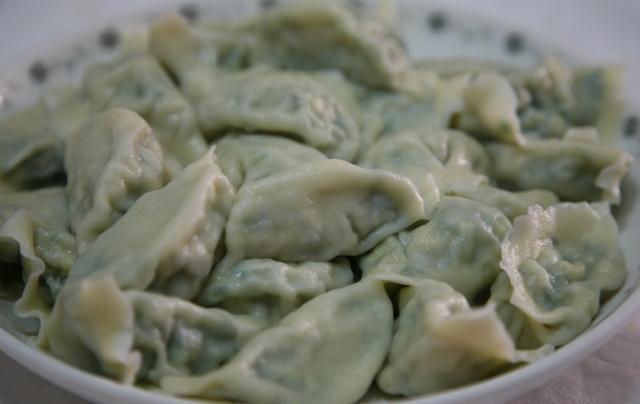 韭菜干虾仁鸡蛋饺子