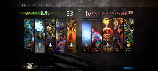 DPL-CDA S2：雷神之怒，CDEC 2-0战胜RNG