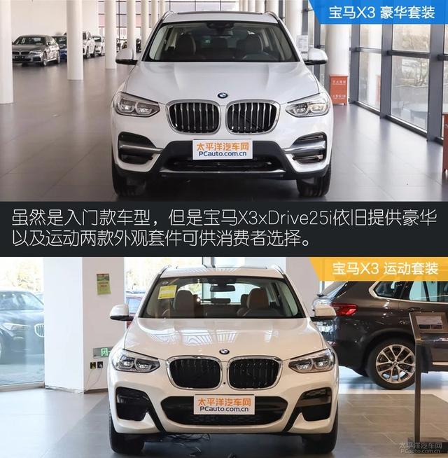 入门即高配 宝马X3 xDrive25i豪华套装实拍解析