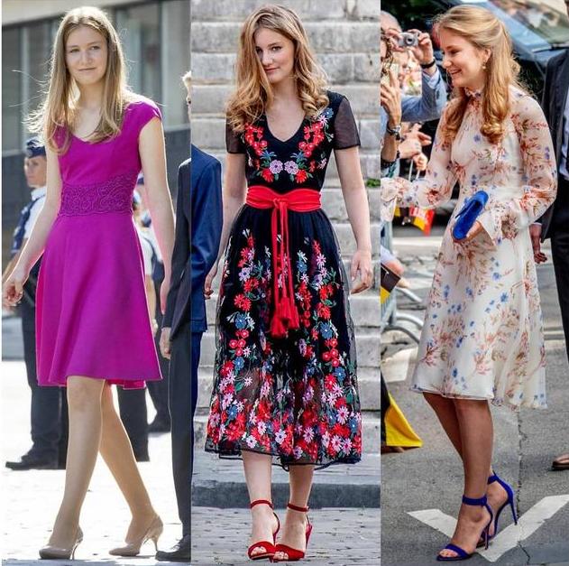 18岁伊丽莎白公主最新照，一袭碎花裙清新又出众，太有女王范儿了