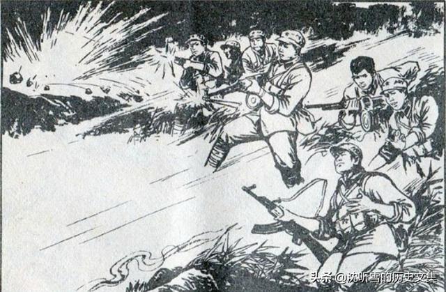 17名越军躲在山洞内顽抗，解放军用火焰喷射器将