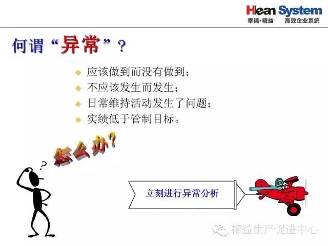 「精益學堂」生產異常管理