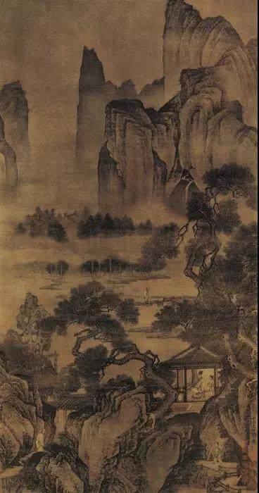 4厘米 横72.2厘米 上海博物馆藏此画融山水,人物为一体.