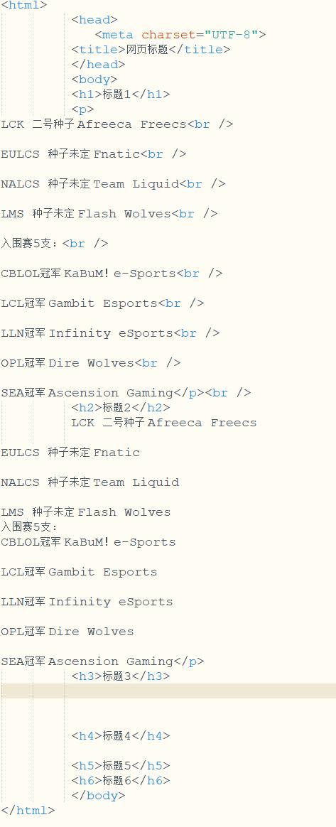 HTML基础知识整理与分享