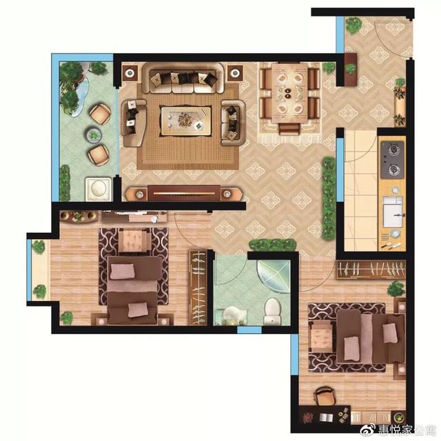 “惠禧公寓”新域盛景花园店剩1套两室一厅房源给你西北新城的家