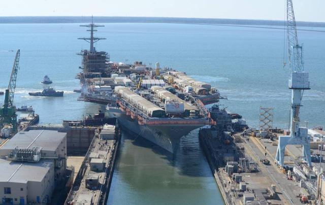 1个船坞4年生产双航母舰队