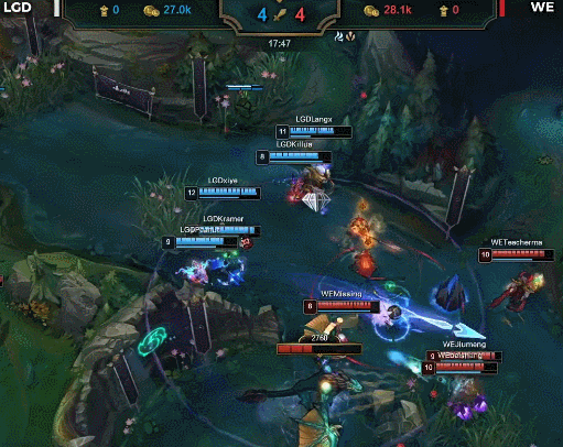 「战报」 LGD 3-1 WE：千珏天顺开局滚动雪球，LGD成功挺进六强