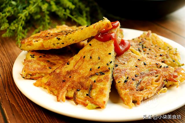 土豆丝别炒了，打2个鸡蛋，不炖不炒不凉拌，我家早餐经常做着吃