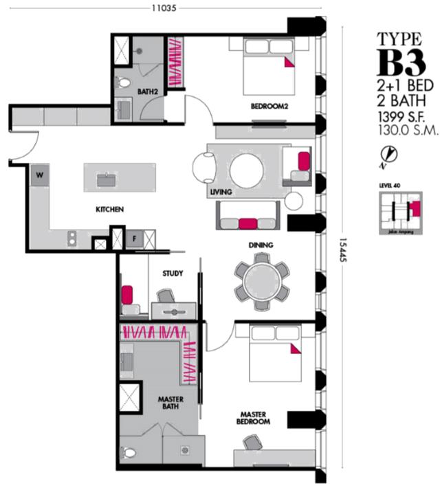 吉隆坡市中心比邻双子塔豪宅现房公寓丨The Residences 丽阳豪庭