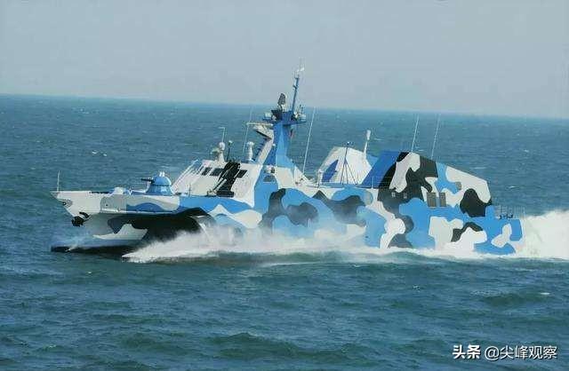 022导弹艇比美国LCS战舰强，不靠导弹射程远10倍，赢在“盘面”