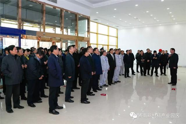 省委常委、市委书记王忠林到济南新材料产业园区观摩评议重点项目