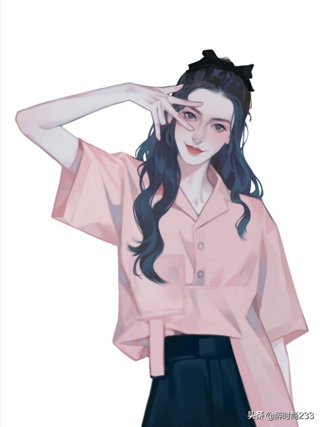 杨颖粉嫩少女风爱了！一身粉色上衣扎公主头，甜美又可爱