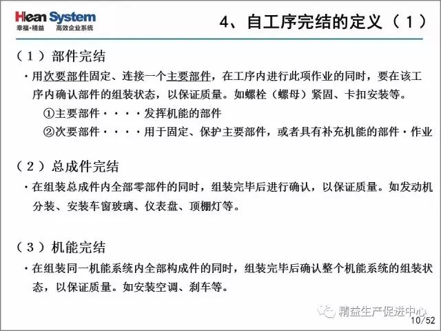 「精益学堂」每位员工都是品质的守护者-自工序完结