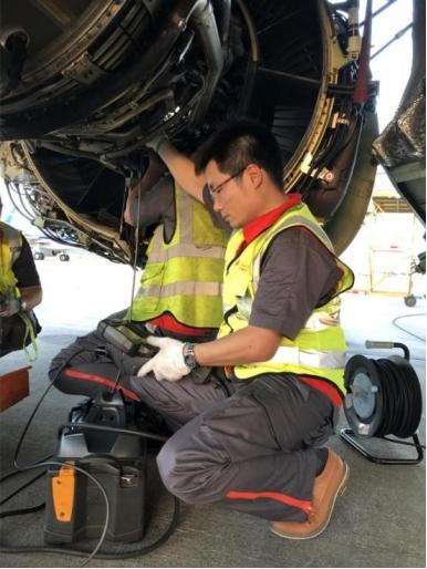 金鹏航空NDT团队千里驰援，力保深圳客运航班顺利运行