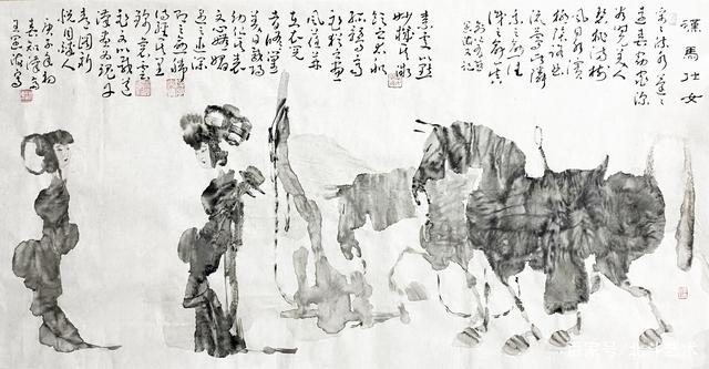 初识不知石中玉，内有玄机气自华，赏王阔海的新汉画艺术