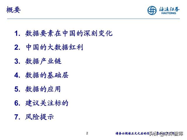 数据产业投资机会分析：中国数据资产的新时代