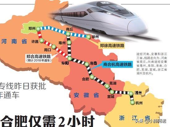 河南到杭州新线——商杭高铁，途经3省，时速350，明年通车！