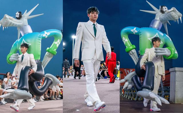 回应|吴亦凡回应背玩偶走秀太累 全程黑脸走秀网友宝宝心里苦