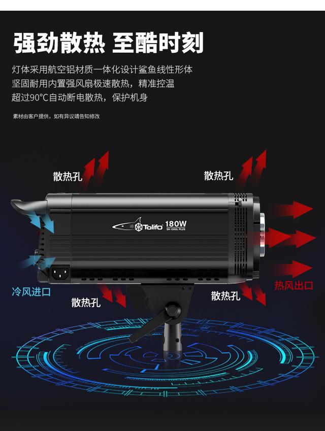 圖立方led攝影燈專業(yè)自拍照美顏燈淘寶服裝珠寶直播間補光燈套裝