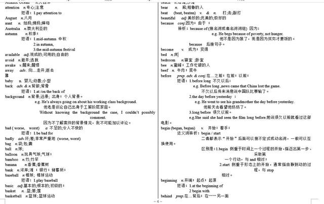 图片[7]-初中生必须掌握的1600个英语单词+短语，从A-Z，怎么考都超不出-笑傲英语网