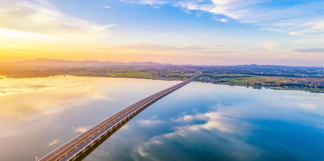 之镜|南京天空之镜石臼湖 这才是碧水共长天一色