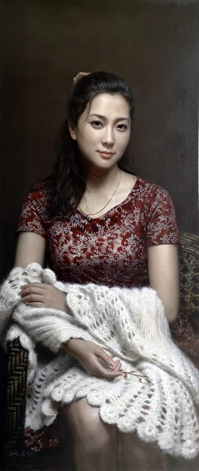 朝鲜油画美女(十六)