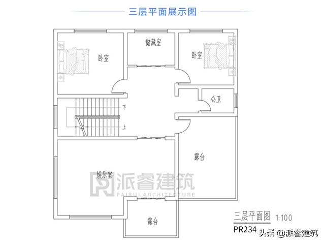 12X10米农村三层别墅，豪华到令人窒息！村里找不出第二幢