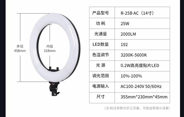 图立方LED摄影灯150W常亮补光灯网红直播间柔光球太阳灯