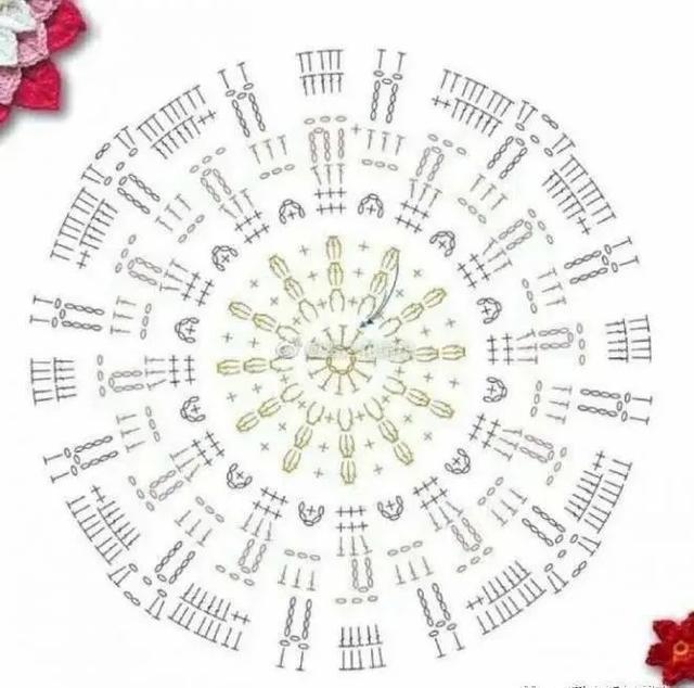 只需两种颜色的线，就能钩出百种花样向日葵，装点生活全靠它