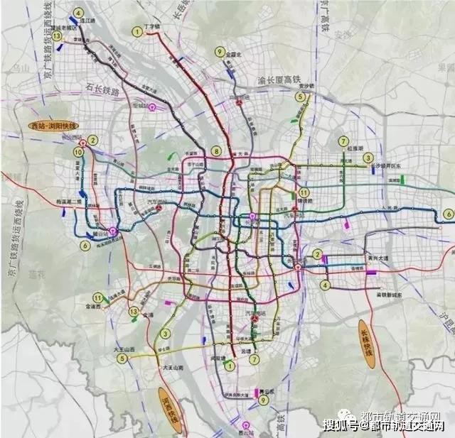 长沙地铁建设加快未来将建成18条轨道交通线路