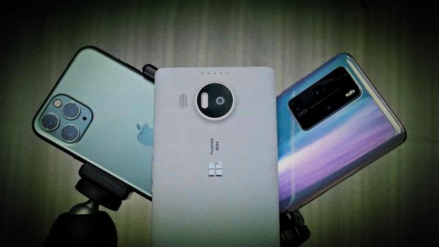 华为P40Pro/Lumia950XL/iPhone11Pro拍照对比：差距比想象大多了