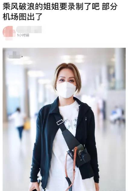 黄圣依带8个行李箱录《乘风破浪》，网友：富婆