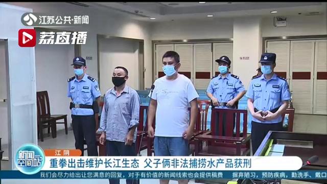 捕捞@父子俩被判非法捕捞水产品罪 临时起意长江捕捞