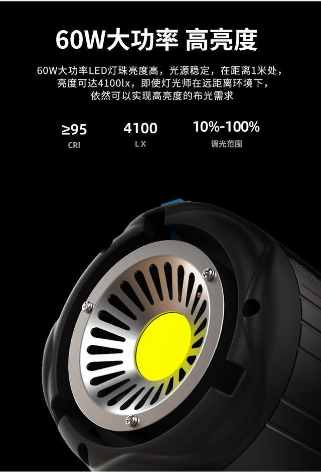 圖立方60Wled攝影補光燈人物拍照視頻錄制常亮淘寶直播間燈光打光
