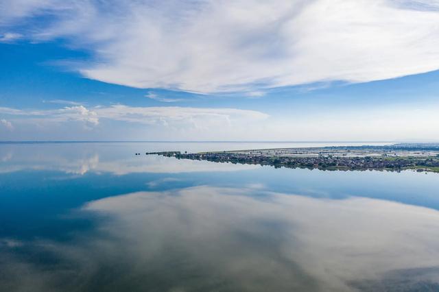 之镜|南京天空之镜石臼湖 这才是碧水共长天一色