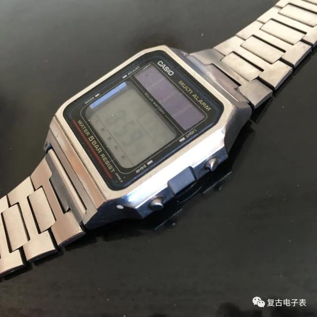 卡西欧光动能初代全金属经济版——CASIO wl 50