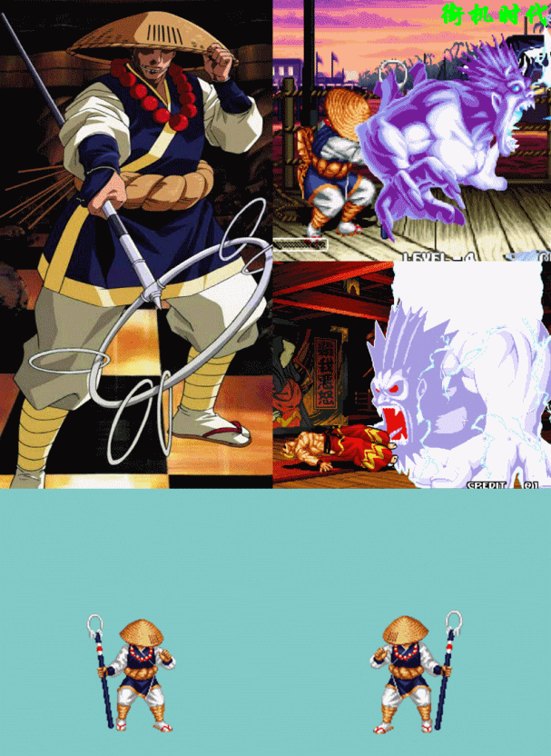 格斗游戲那些召喚靈體的技能，緋雨閑丸化身成斬紅郎之謎