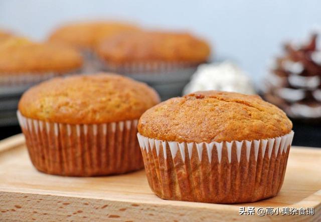 榛子酱香蕉马芬—香蕉过熟不要扔　马芬蛋糕做一做