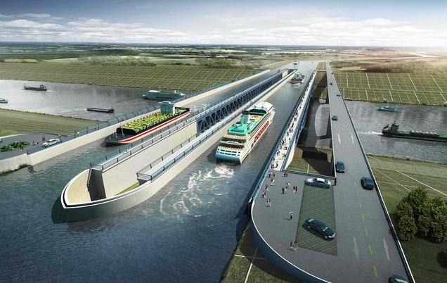 2000吨级大货轮通行！中国南北开建千里大运河，