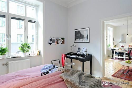 晒一套北欧风样板房，60㎡的一房一厅，任谁看了