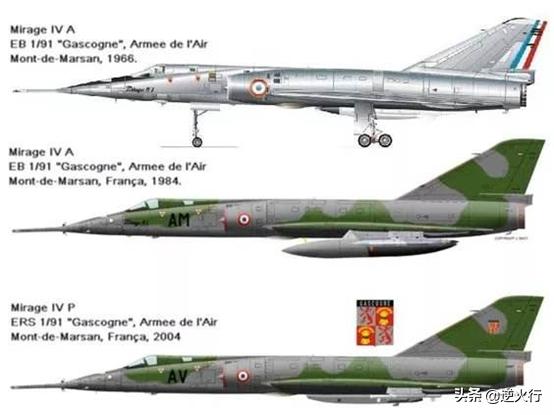袖珍的法国超音速幻影Ⅳ轰炸机，战斗机改来的