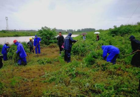 湖北黄梅：濯港镇3000干群投入防洪抢险