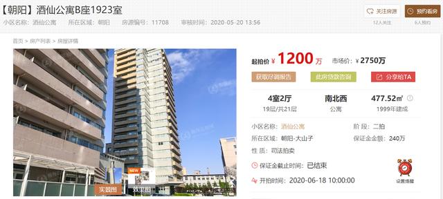 法拍房跻身“新晋网红”！北京年中战绩有多足？