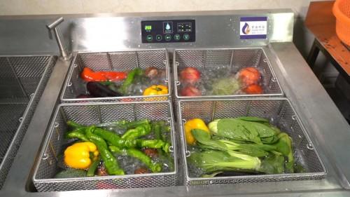 紫淦全新多功能食材果蔬水槽清洗净化机横空出世